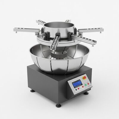 360-degree Adjustable Feeding Direction Bowl Feeder Machine with Bowl Diameter 200mm 1200mm Stainless Steel Carbon Steel