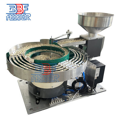 Drehbare Multiline Vibrationsschüsselmaschine Kleinteile Komponenten Vibrationszufuhr