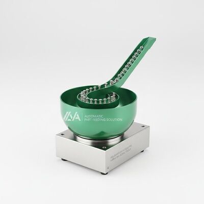 Polishing Or PU Coating Vibratory Bowl Feeder Green Or Based On Customers Requirement Automatic Part Feeding Solution