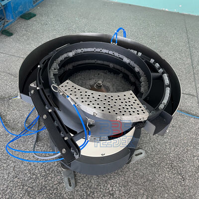 Geschwindigkeit basierend auf den Kundenanforderungen Vibratorische Schüsselzufuhr 500 mm X 500 mm X 400 mm Schüsselveredelung Polieren oder PU-Beschichtung