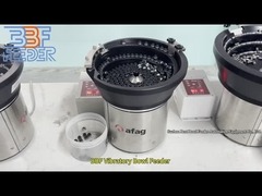 Präzise Ausrichtung Zuführungskomponenten Deckel Knopf Grommets Vibration Schüssel Fütterung