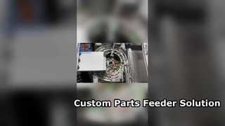 Automatischer, maßgeschneiderter Zuführer für Kunststoffteile im Großhandel